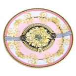 Set of 2 Large Pink Cake Plates