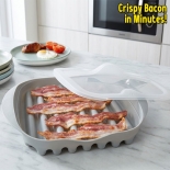 Microwave Bacon Tray with Lid