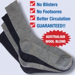 Non Binding Wool Socks