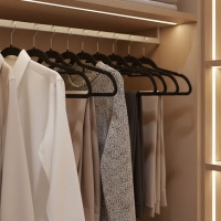 Flocked Clothes Hangers