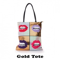 Lip Tote and Clutch Bags