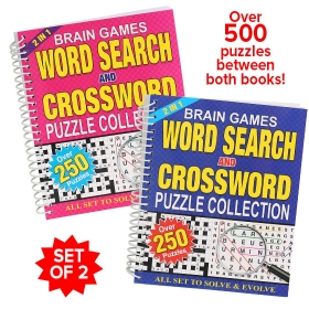 2 in 1 Puzzle Books