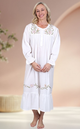 Embroidered Heirloom Nightgown