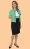 Colour Block Jacket Dress