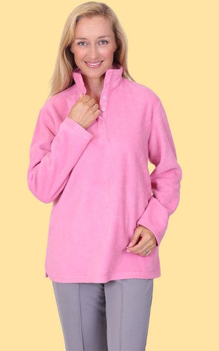 Soft Berry Fleece Tunic