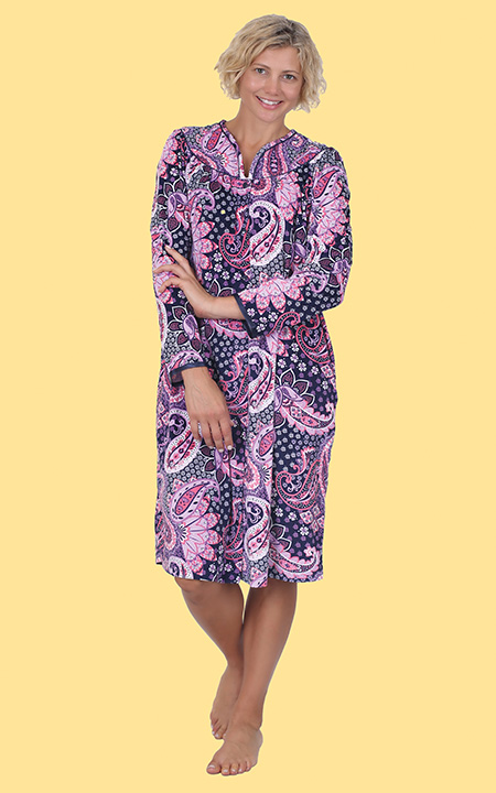 Print Diamond Robe