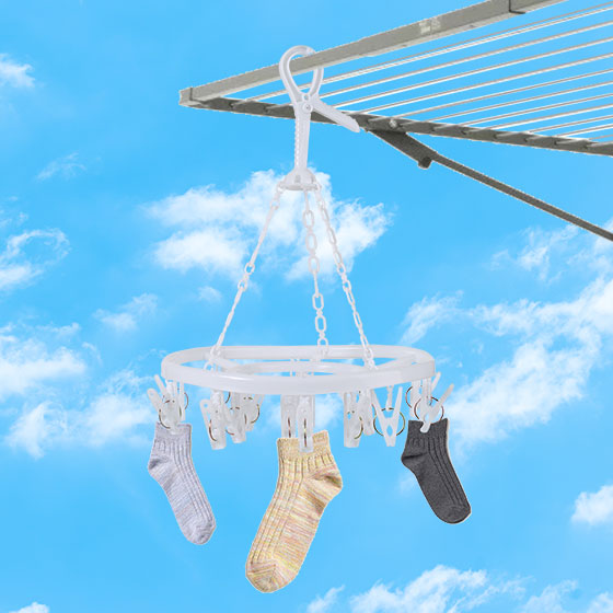 Hanging Pegs Clothes Airer