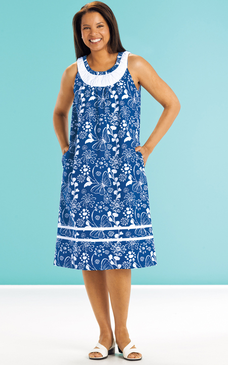Royal Print Sundress