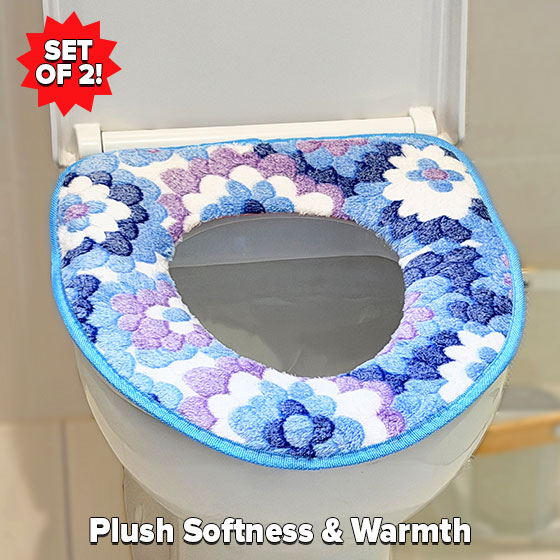 Floral Toilet Seat Cover