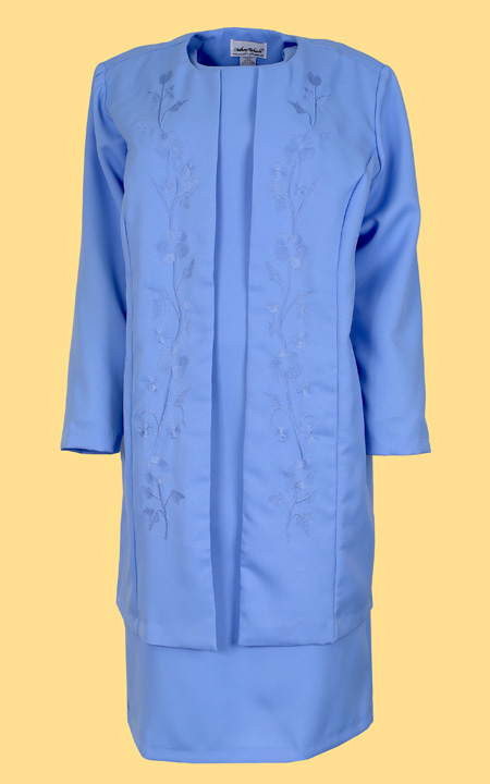 Embroidered Jacket Dress