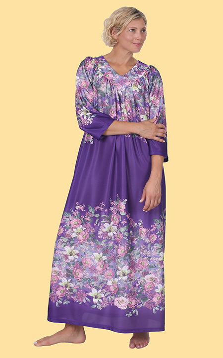 Border Print Lounger Long