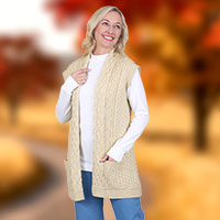 Cable Knit Vest