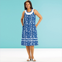 Royal Print Sundress