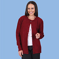 Cable Button Front Cardigan