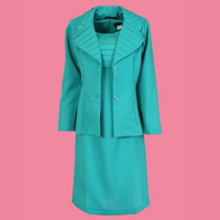 Pleated Jacket Dress