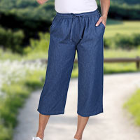 Denim Capri Pant