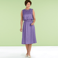 Sleeveless Floral Print Dress